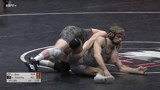 141lbs Jacob Brya (Northern Illinois) vs Cole Solomey (Purdue)