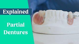 Partial dentures & false teeth explained