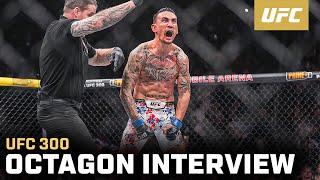 Max Holloway Octagon Interview | UFC 300