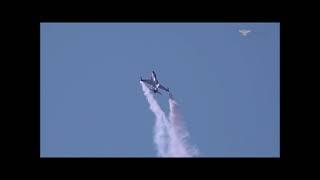 South Korean KAI T-50 Golden Eagle display at ADEX 2021