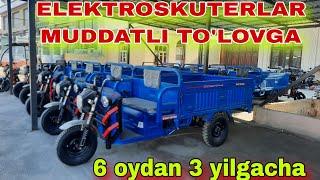 ELEKTROSKUTERLARNI KREDITGA BERISHYAPTI.  6 OYDAN 3 YILGACHA.+998908537332  +998330098019