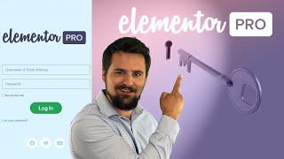 Elementor Pro Login Widget | Elementor Pro Tutorial 2020