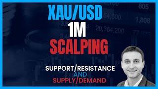 1 Minute Scalping Strategy on GOLD - Using Support/Resistance