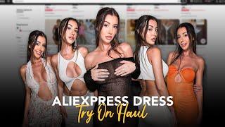 AliExpress Dress Try-On Haul | Sheer & Transparent!