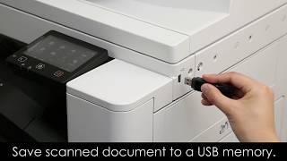 How to Scan to USB Memory for iR C3020