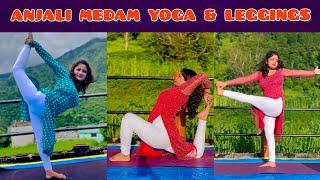 ANJALI MEDAM YOGA & LEGGINGS |LEGGINGS LOVER | FITNESS QUINE | TIGHT LEGGINGS REELS