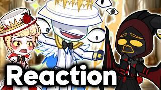 If God and Lucifer React to Sinner Adam and ROO || Hazbin Hotel Gacha Animation || Reacts