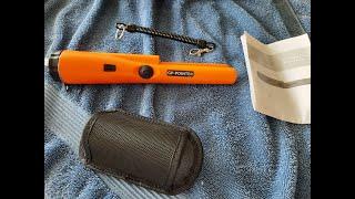 Unboxing and quicktest DinFu GP Pinpointer metal detector. Updated with followup video in the end