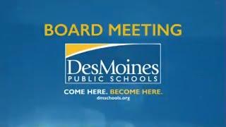 April 7, 2020 DMPS Board Meeting