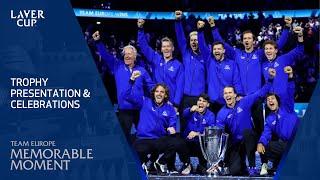 Trophy Presentation and Team Europe Celebrations | Laver Cup 2024