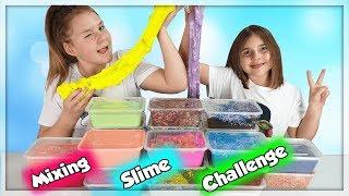 MIXING SLIME CHALLENGE ! SMOOTHIE SLIME CHALLENGE! SLIME COLLECTION !