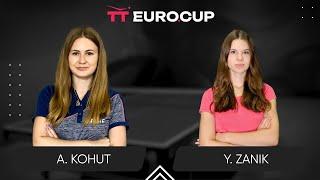 11:00 Alina Kohut - Yulianna Zanik 16.02.2025 | Table Tennis TT Euro.Cup Women Ukraine Star 4