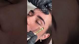 Here’s the secret to achieving truly striking brows: adding a touch of concealer at the end of the