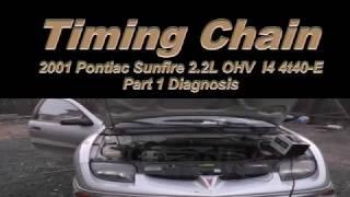 How to Replace A Broken Timing Chain 2001 Pontiac Sunfire 2 2L PT. 1 Diagnosis