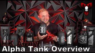 HK Army Alpha Tank Overview // The LIGHTEST 48, 68, & 77 CI Paintball Tanks!!