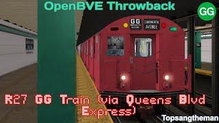 OpenBVE Throwback - R27 GG Train (via Queens Blvd Express)