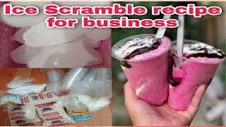 Ice Scramble Recipe for business, Paano simulan?@rmptv6321