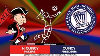 QPS Sports: Quincy at NQ Girls Volleyball (Oct 8, 2024)