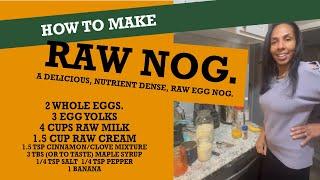 Making Raw Eggnog - Local Meat Club Columbus Ohio