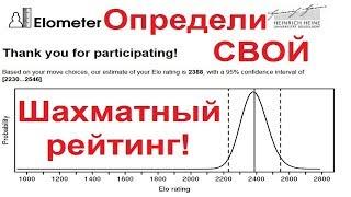 Хотите знать СВОЙ РЕЙТИНГ? Проходим Шахматный ЭЛОМЕР!