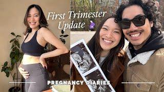 Our First Trimester experience | First few Ultrasounds and How Cheryl's Feeling 