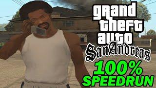 GTA San Andreas 100% Speedrun