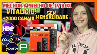  MELHOR APARELHO DE TV BOX DE 2024! FIRESTREAM VITALICIO VALE A PENA? FUNCIONA?