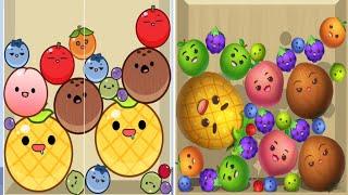 Juicy Merge vs Merge Fruit 3D (Watermelon Game) Satisfying ASMR Gameplay