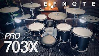 EFNOTE PRO 703X flagship electronic drums unboxing & playing