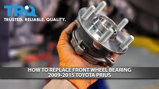 How to Replace Front Wheel Bearing 2009-2015 Toyota Prius