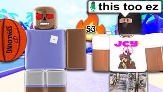 I TAKEOVER Roblox Hoopz with A Viewer (TOXIC Voice Chat)