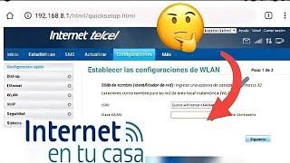 Cómo CAMBIAR EL NOMBRÉ y la CONTRASEÑA del WiFi telcel EN CASA | desde tú celular