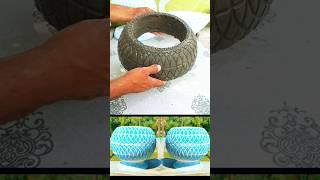 Cement Craft ideas flower pot #shorts