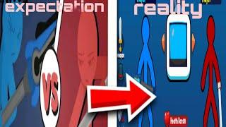 expectation vs reality Supreme duelist Stickman Neron's Brother