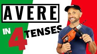 Italian Verbs Conjugation - AVERE (to Have) in 4 Tenses