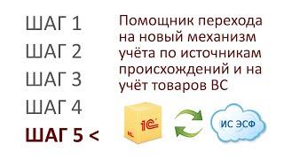 Шаг 5 перехода на учёт товаров ВС: Ввод начальных остатков по товарам виртуального склада.