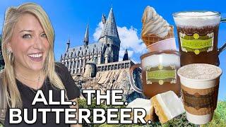 The BEST Theme Park Snacks | Only Eating BUTTERBEER In Universal's Wizarding World of Harry Potter