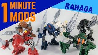 1 Minute Mods: Rahaga Neck & Color Enhancement | Bionicle