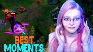 Лучшие Моменты League of Legends | BEST MOMENTS | LinaNeyeon Суетолог | Флекс Hawkeye404