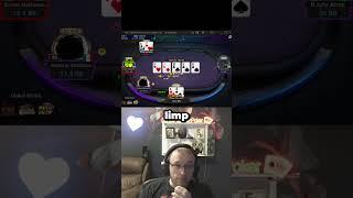 Perfect play if I do say so myself  #poker #onlinepoker #pokeronline