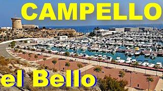 SPAIN: CAMPELLO el BELLO. The Beautiful Campello and the Nautical port.