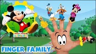Finger Family Song Nursery Rhymes Video for Children Disney Mickey Mouse Goofy