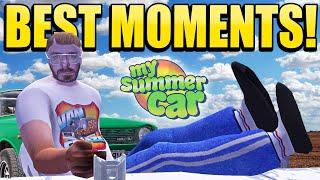 Best & Funny Moments in My Summer Car W/ Logitech G27 + Wheel Cam PART III