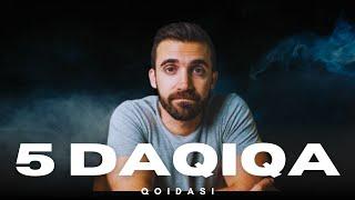 5 Daqiqa Qoidasi Faoliyatingizni yaxshilaydi! — Matt-D-Avella