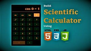 Scientific Calculator | Build with | JavaScript