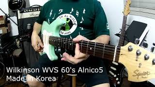 Fender Guitar Pickups Stratocaster Original '57/'62 reissue VS Wilkinson WVS 60's Alnico5