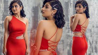 Esther Anil Looking Superb In Red Outfit