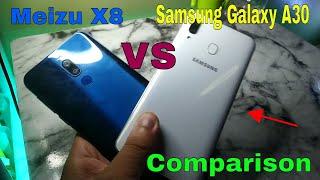 Samsung Galaxy A30 vs Meizu x8 Comparison review