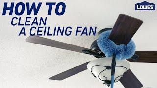 How To Clean a Ceiling Fan