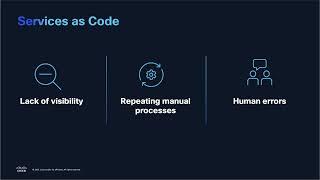 Cisco Services as Code At-a-Glance